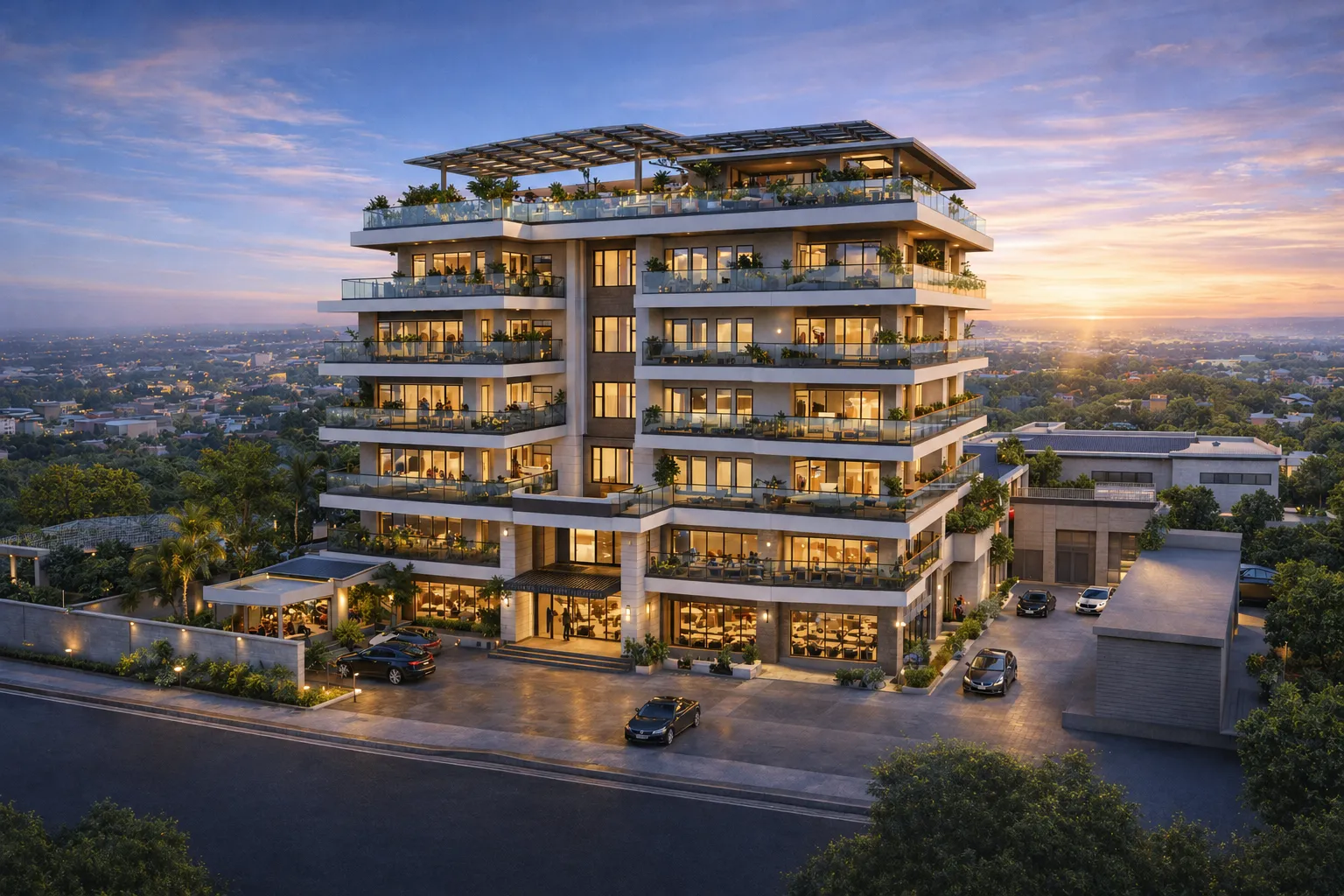 Dimple Residences building elevation